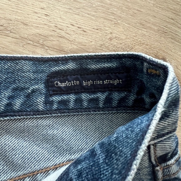 EUC Citizens of Humanity Charlotte high rise straight, SZ 25 - Picture 14 of 16